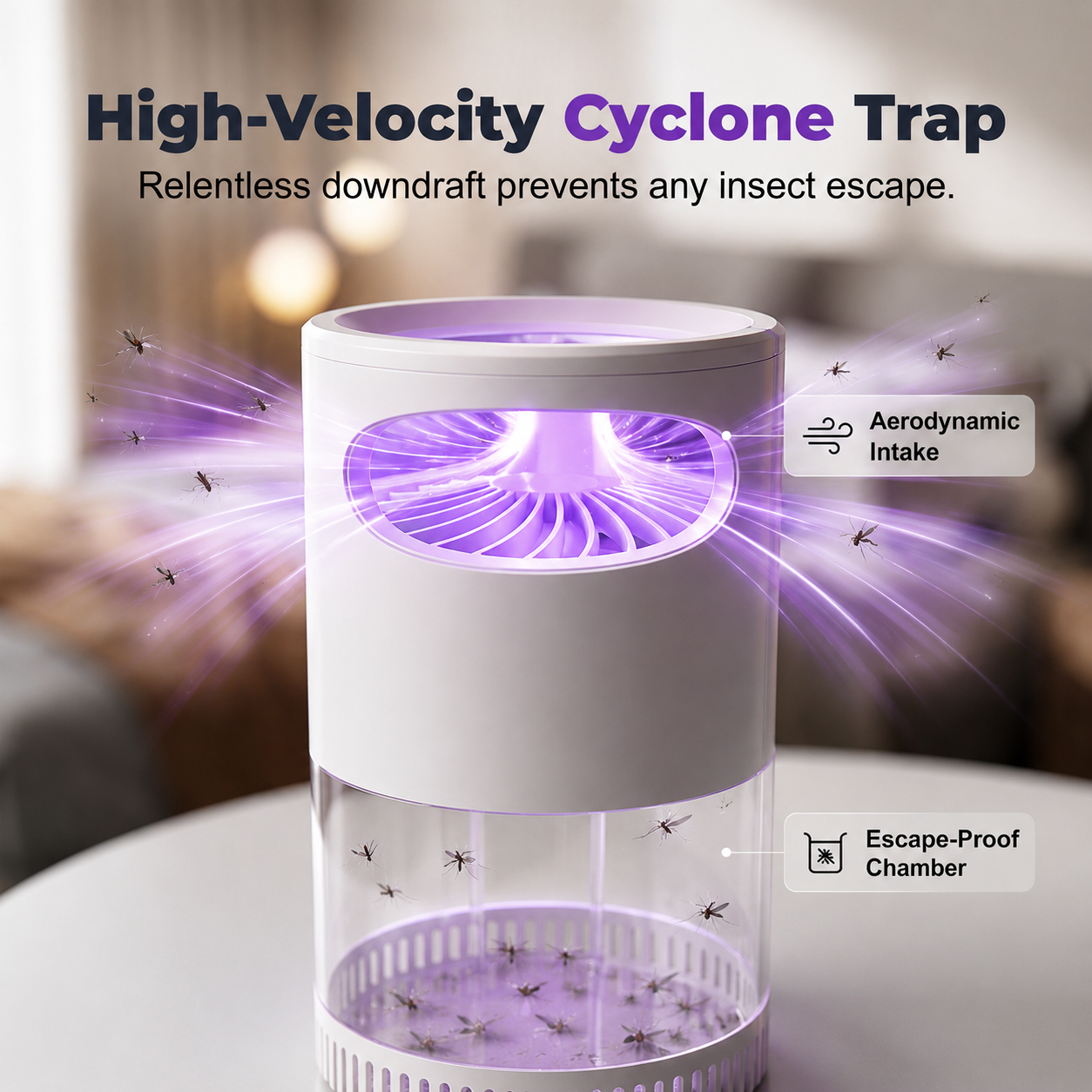 🌙SAVE 49% NOW🔥Quiet UV Mosquito Trap – Chemical-Free & Safe for Kids & Pets🦟