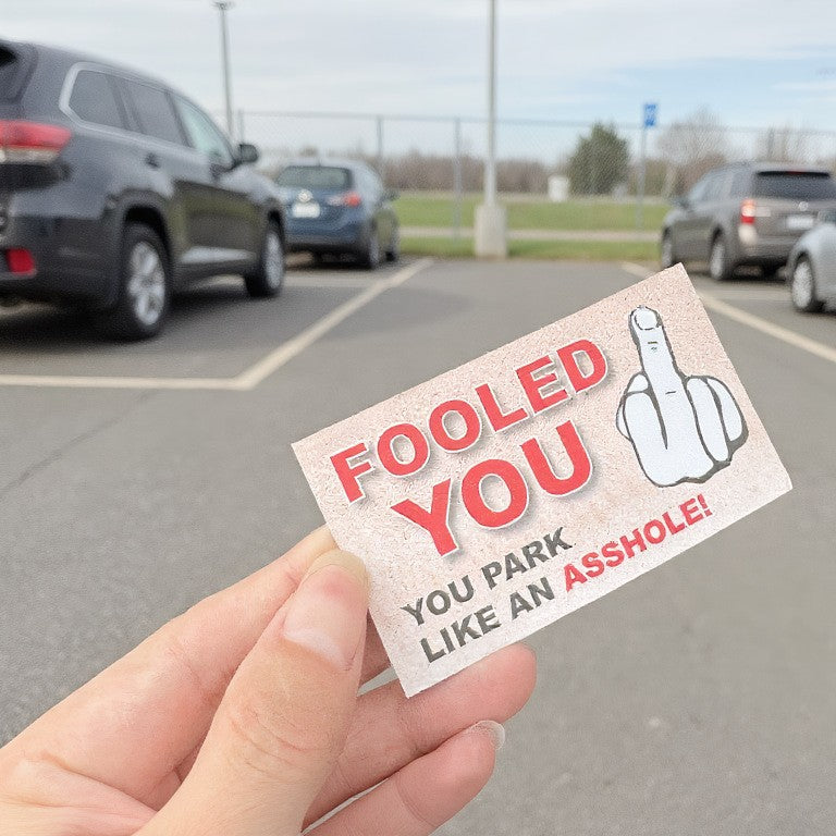 You Parked Like an Id10t Cards (100 cards)