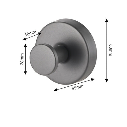Black Shower Suction Hooks – Twist &amp; Lock No-Drill Bathroom Organizers