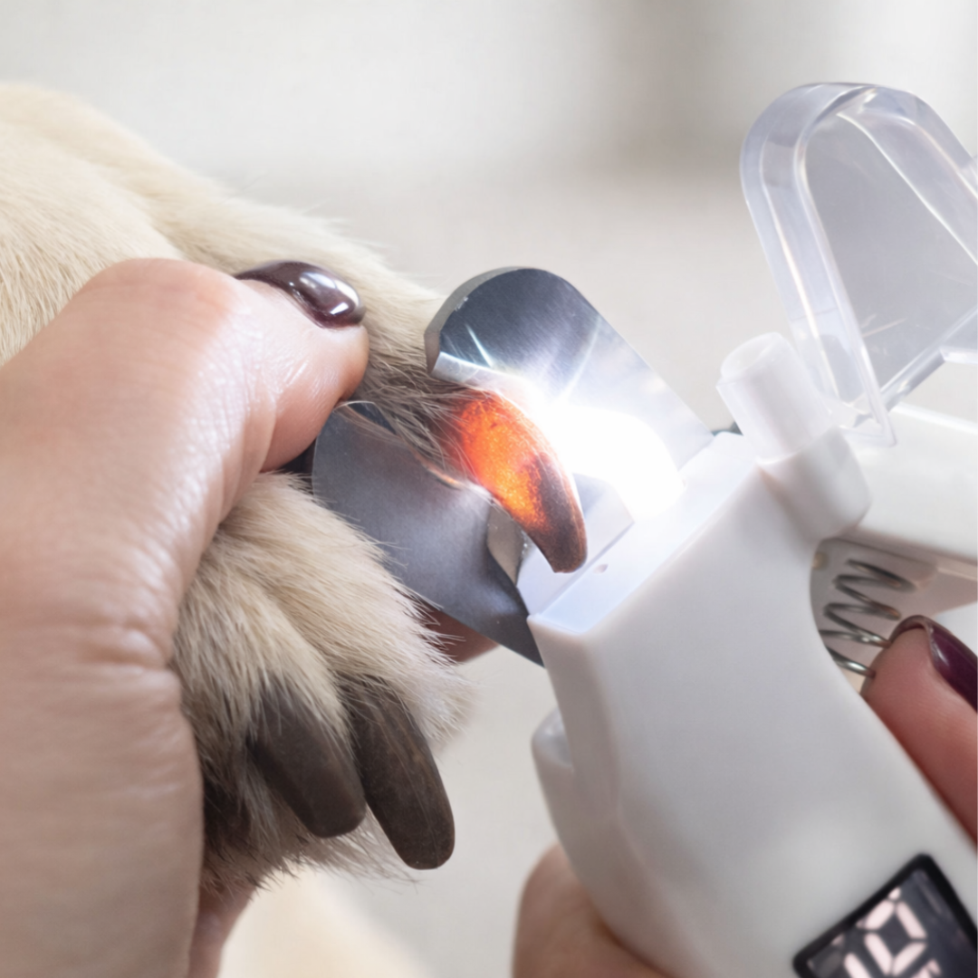 2-in-1 LED Pet Nail Clipper & Grinder for Cats & Dogs