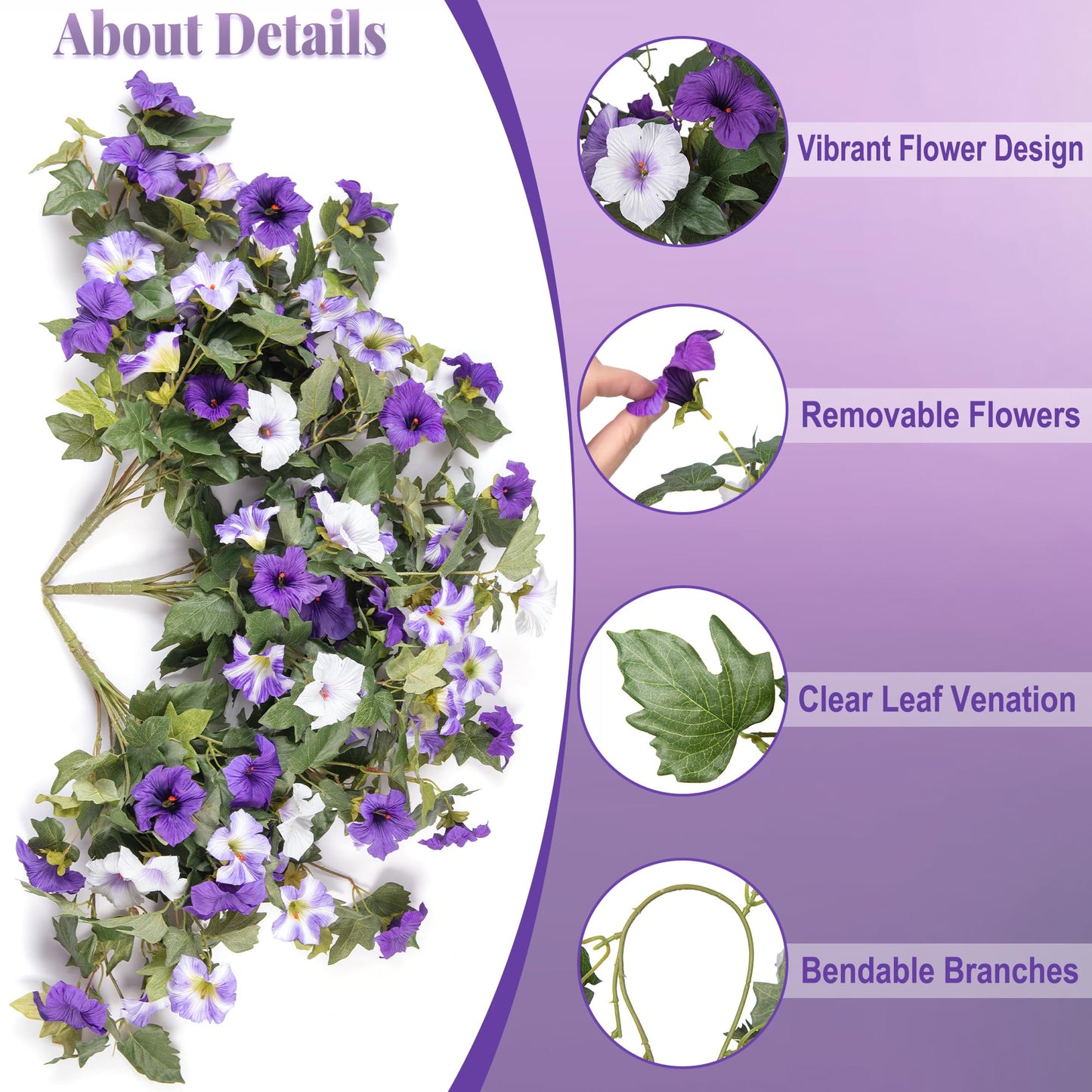 🔥Hot Sale 49% OFF🔥 Spring Faux Petunias – UV Resistant, No Fade, Long-Lasting