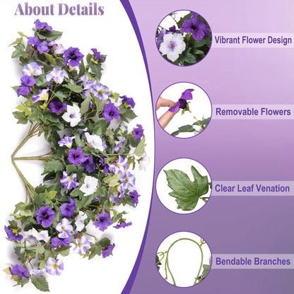 🔥Hot Sale 49% OFF🔥 Spring Faux Petunias – UV Resistant, No Fade, Long-Lasting