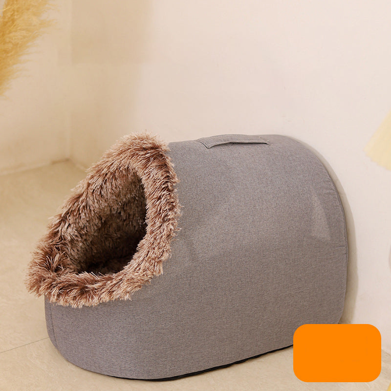 💥Hot sale 🐾Warm Pet Cave Bed