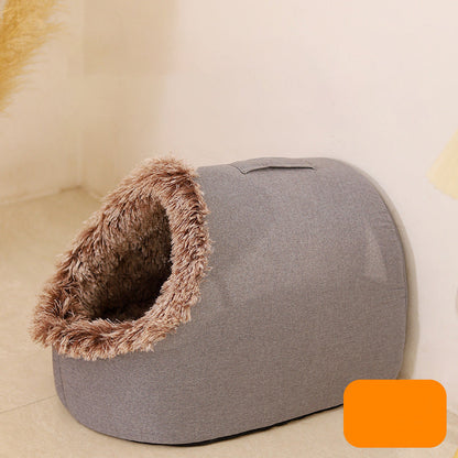 💥Hot sale 🐾Warm Pet Cave Bed