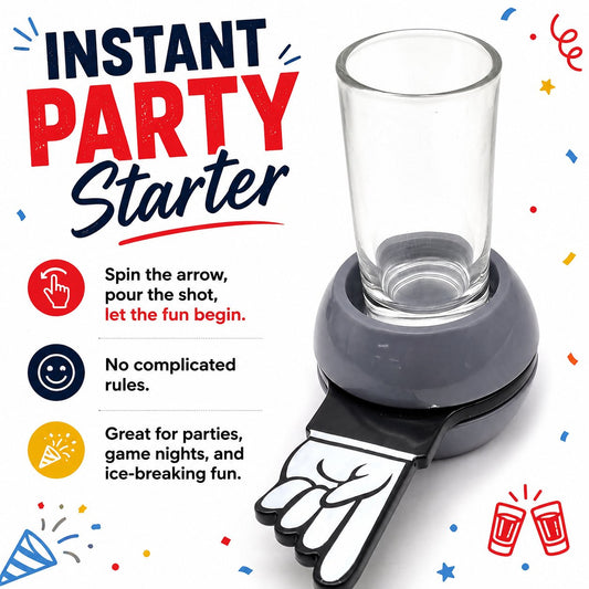 🎯 Spin the Shot – Finger Spinner Drinking Game