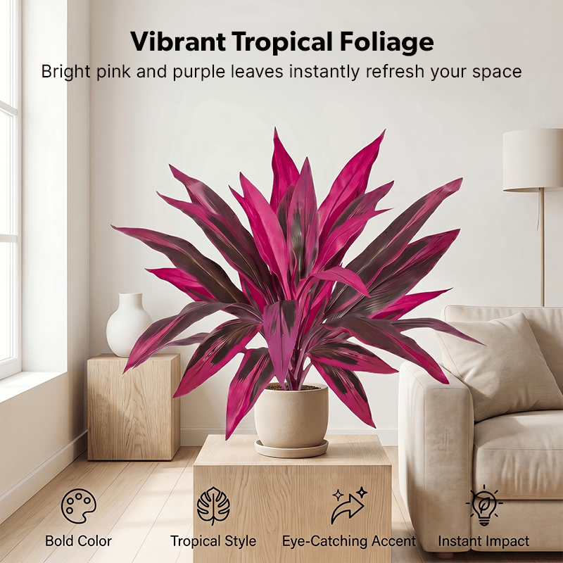 🔥LAST DAY 49% OFF - Artificial Boston Fern & Dragon's Blood Tree Plants