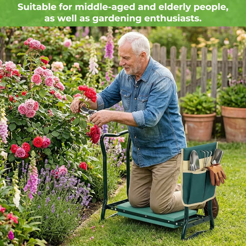 Upgraded Garden Kneeler and Seat with Soft Pad