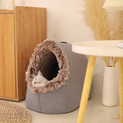 💥Hot sale 🐾Warm Pet Cave Bed