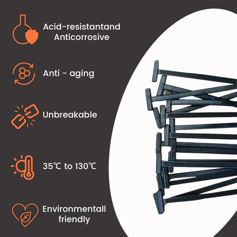 🔥 Nylon Universal Cable Tie Buckle
