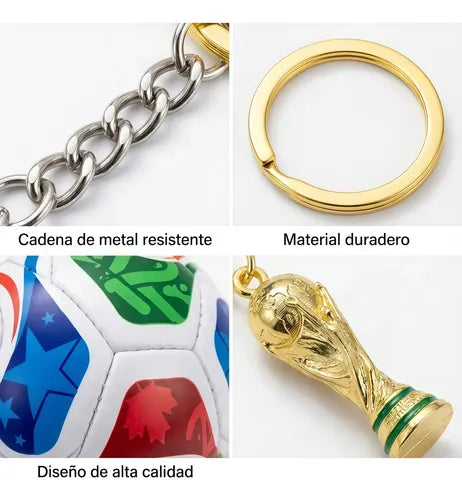 Soccer Ball Keychain And World Cup 2026 Trophy Trionda