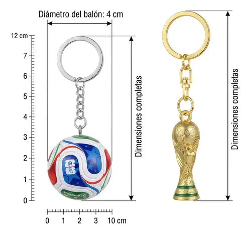 Soccer Ball Keychain And World Cup 2026 Trophy Trionda