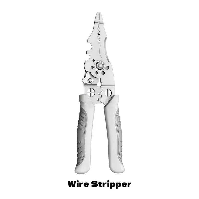 Universal Quick Lever Electrical Wire Connectors (24-12 AWG)  + Wire Stripper