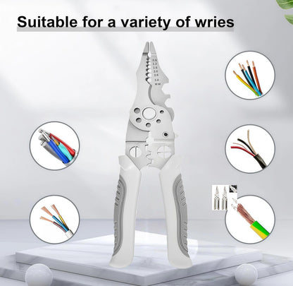 Universal Quick Lever Electrical Wire Connectors (24-12 AWG)  + Wire Stripper
