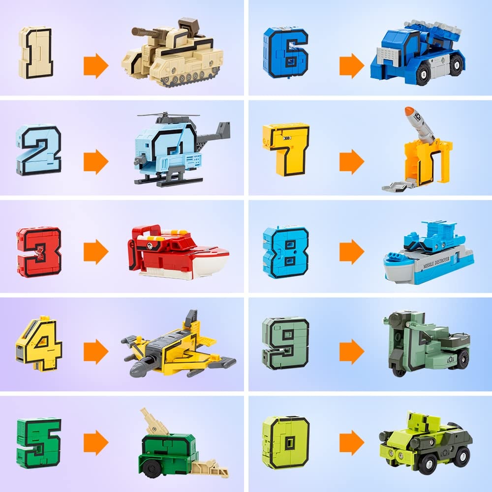 2026 New Digital Transforming Toys for Kids Education