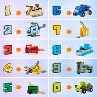 5Pcs - Number Deformation 0-4