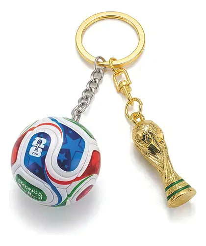 Soccer Ball Keychain And World Cup 2026 Trophy Trionda