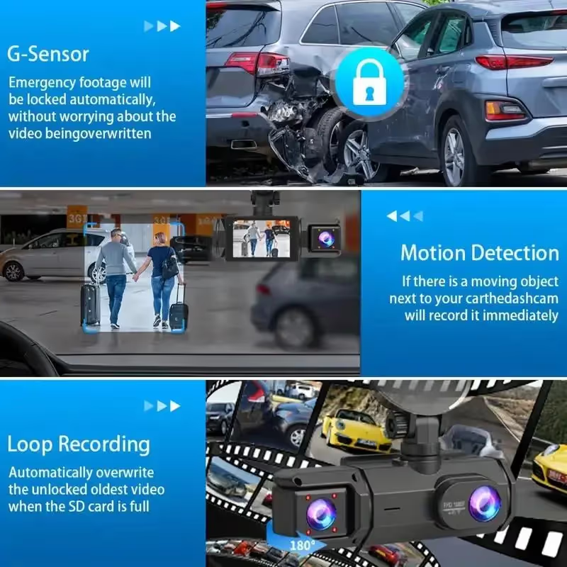 🔥Full View Car Dashcam System（The product does not include a memory card.）