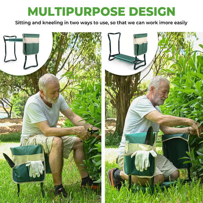 Upgraded Garden Kneeler and Seat with Soft Pad