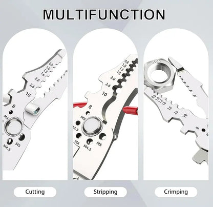 Universal Quick Lever Electrical Wire Connectors (24-12 AWG)  + Wire Stripper