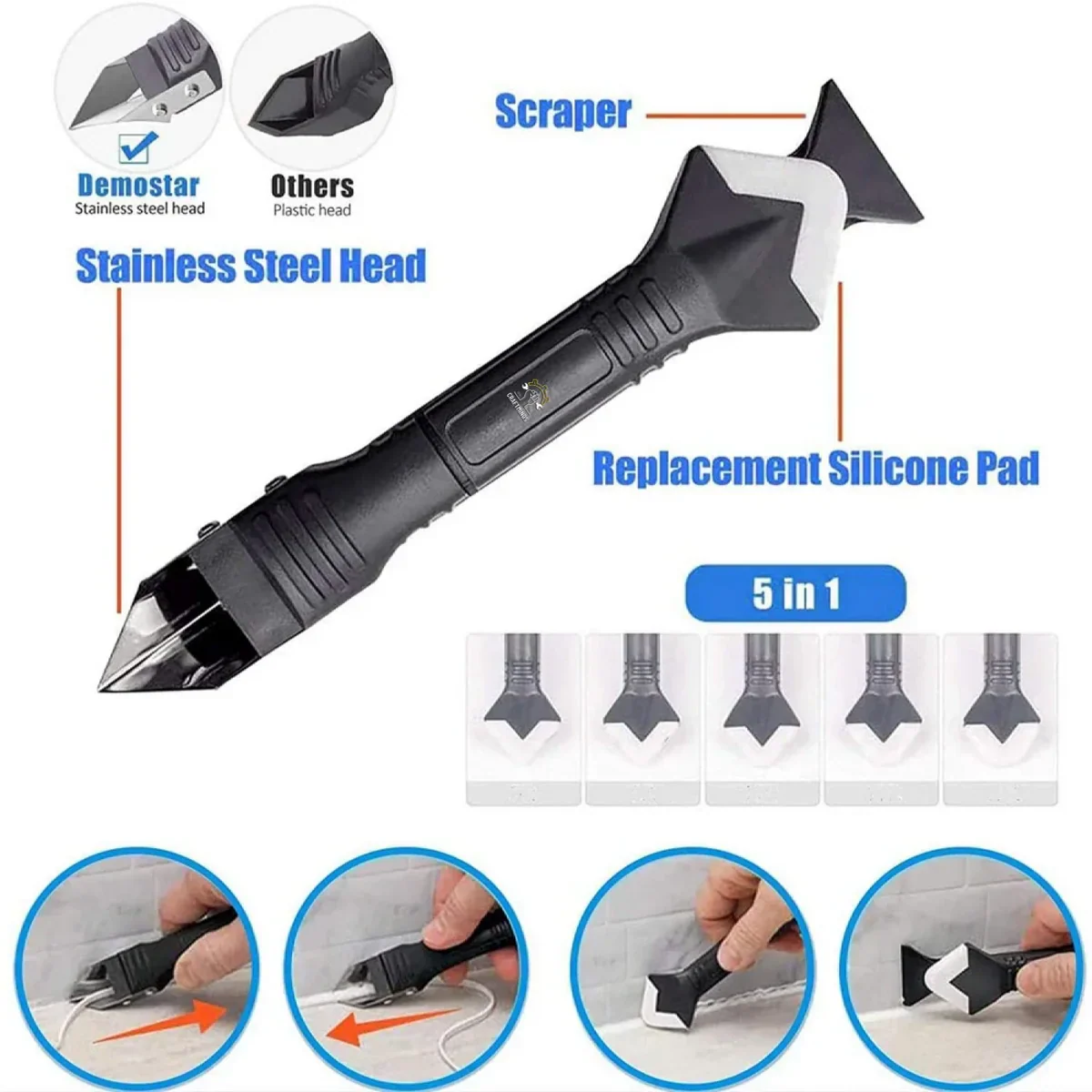 3-in-1 Silicone Finishing Tool