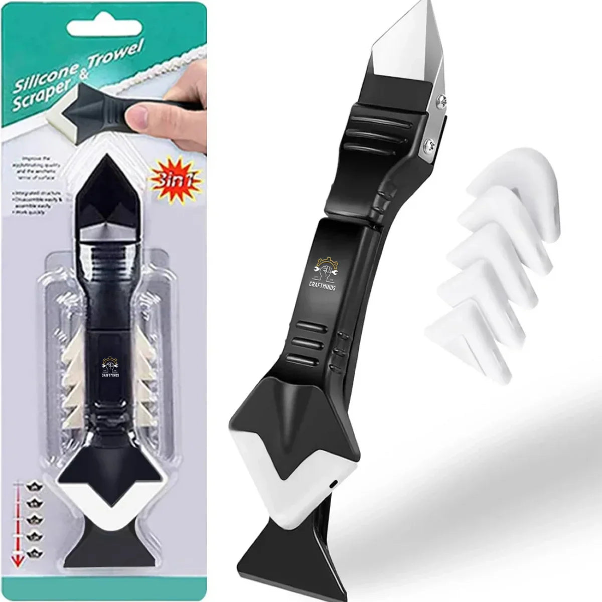 3-in-1 Silicone Finishing Tool