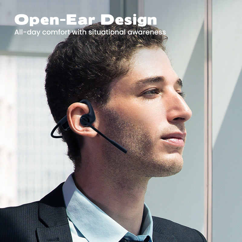 🔥Open Air Conduction Wireless Bluetooth Headset with Microphone