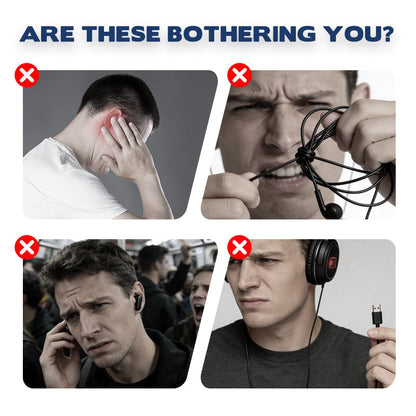 🔥Open Air Conduction Wireless Bluetooth Headset with Microphone