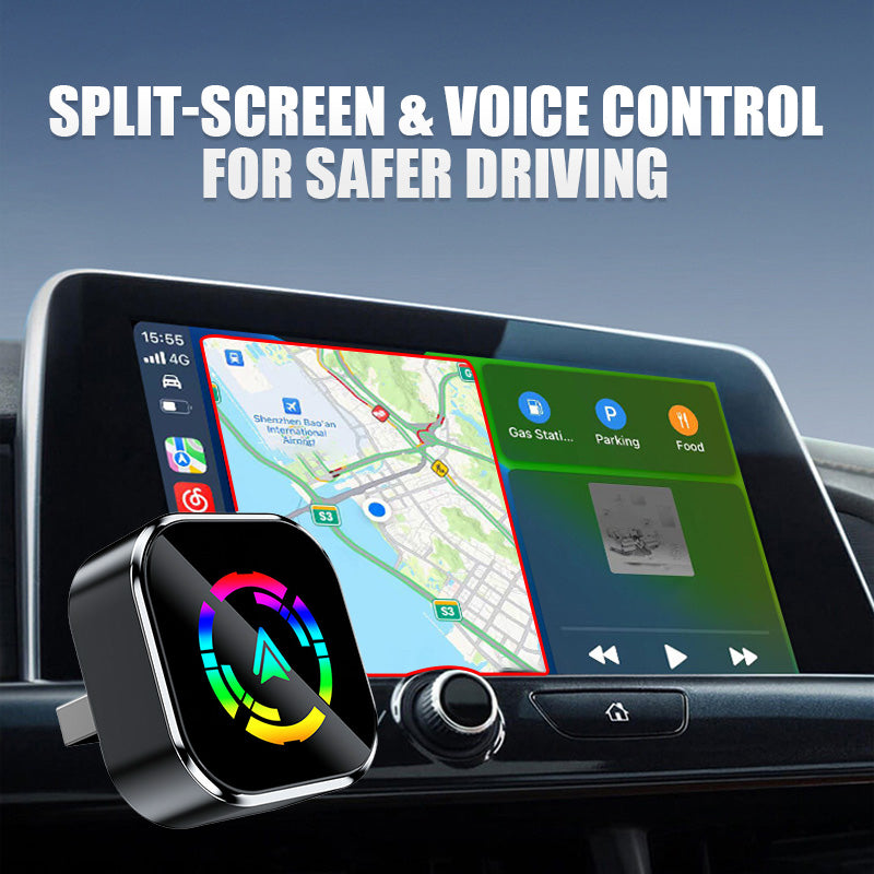 🎉Up to 50% OFF🎉2-in-1 Draadloze Adapter voor iPhone & Android Auto