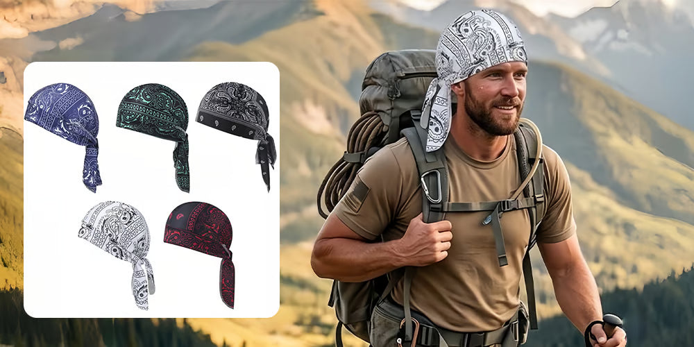 🔥2026 Hot Sale - Elastic Breathable Cycling Bandana Cap
